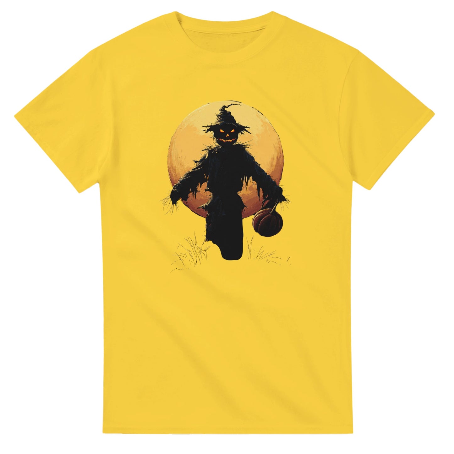 Haunted Scarecrow on a Heavyweight T-shirt