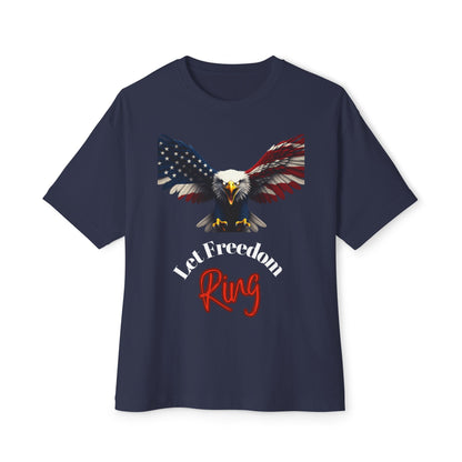 Let Freedom Ring Patriotic Eagle on a Premium Tee