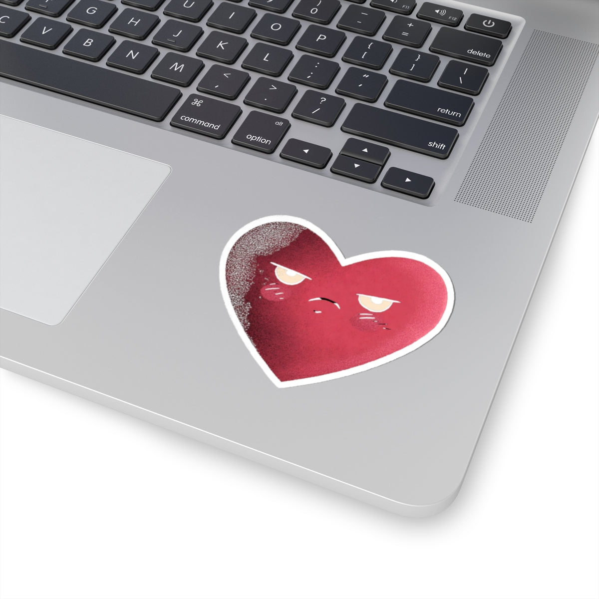 Angry Heart Sticker Graphic for Laptops and Gadgets