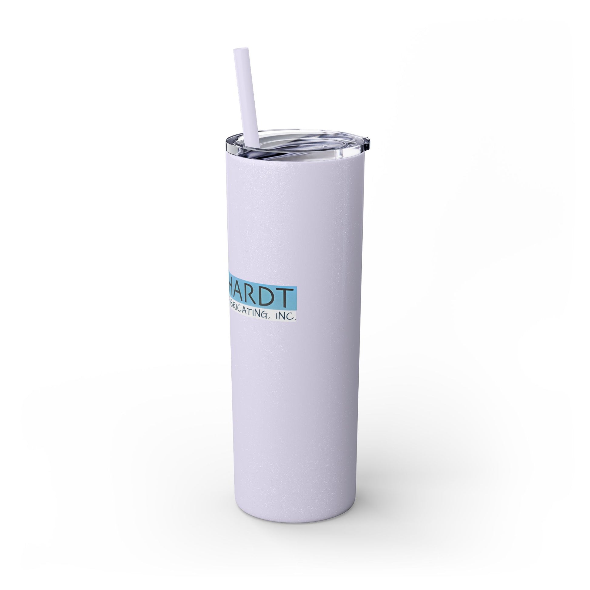 Burghardt Metal Fabricating, Inc., logo on a 20oz Skinny Tumbler