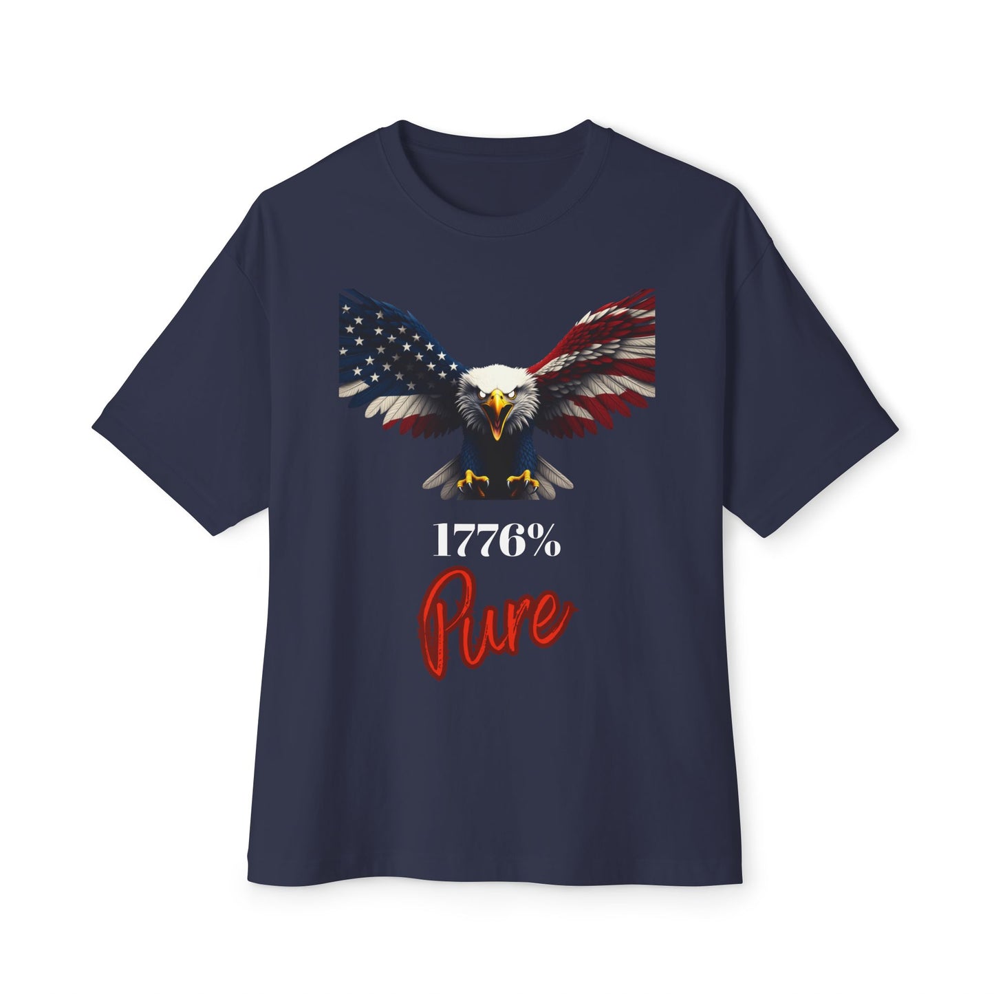 1776% Pure Patriotic Eagle – Premium Tee
