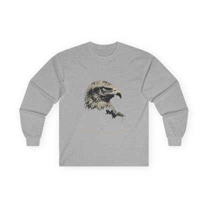 Built of Freedom text on a Long-Sleeve Tee