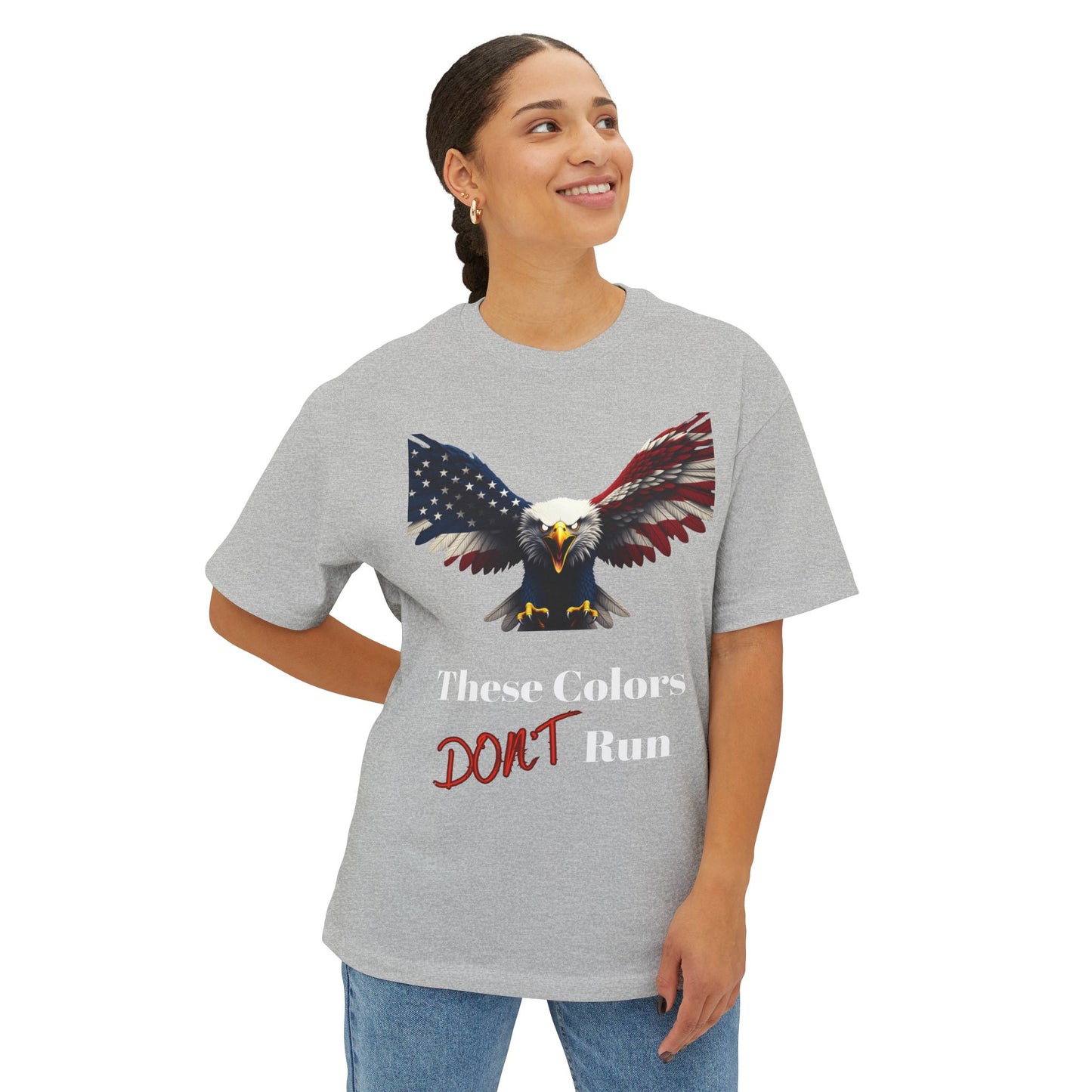 These Colors Don't Run Patriotic Eagle on a Premium Tee