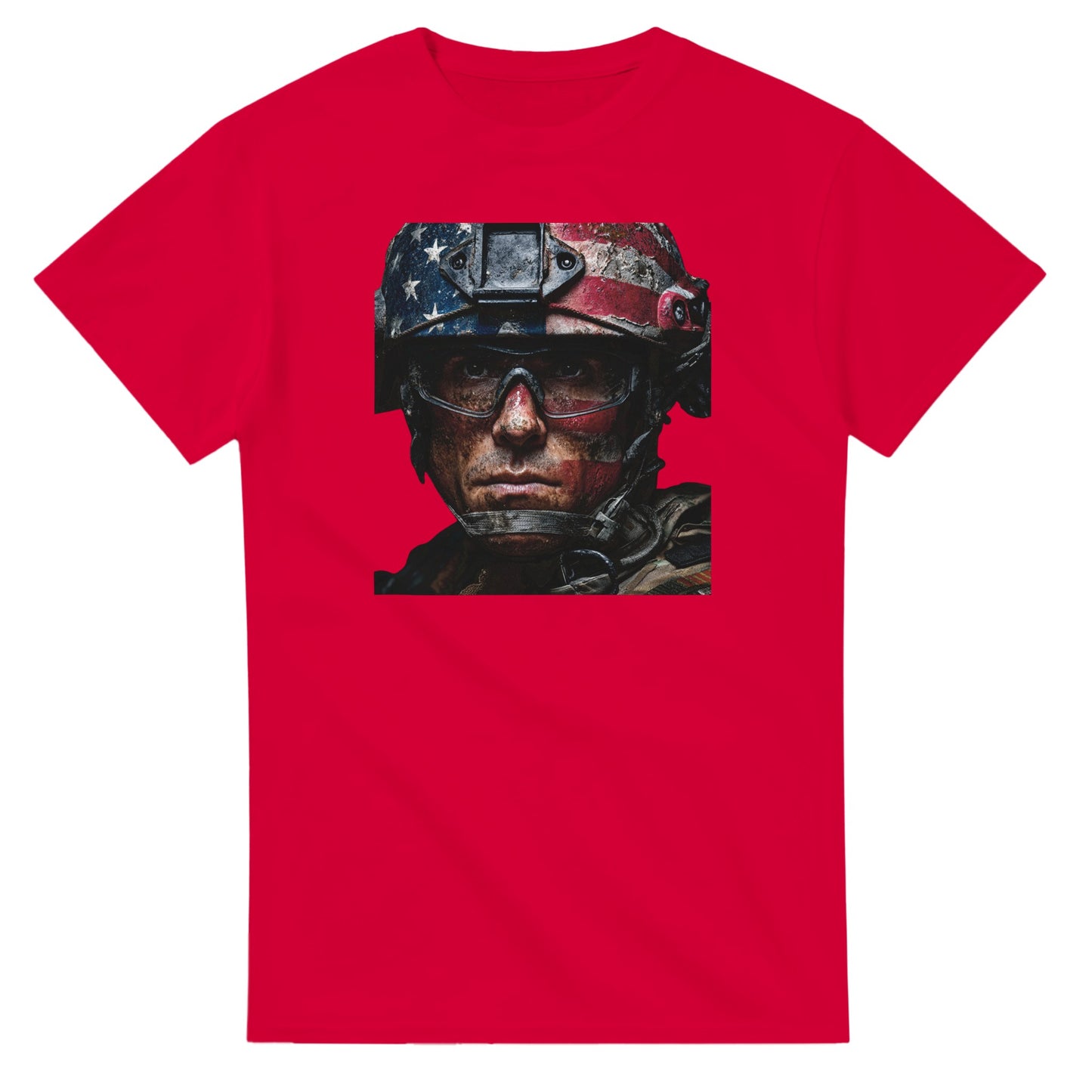 Patriotic Spirit Comfort on a heavyweight t-shirt