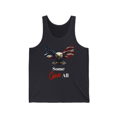 Some Gave All Patriotic Eagle on a Premium Tank Top