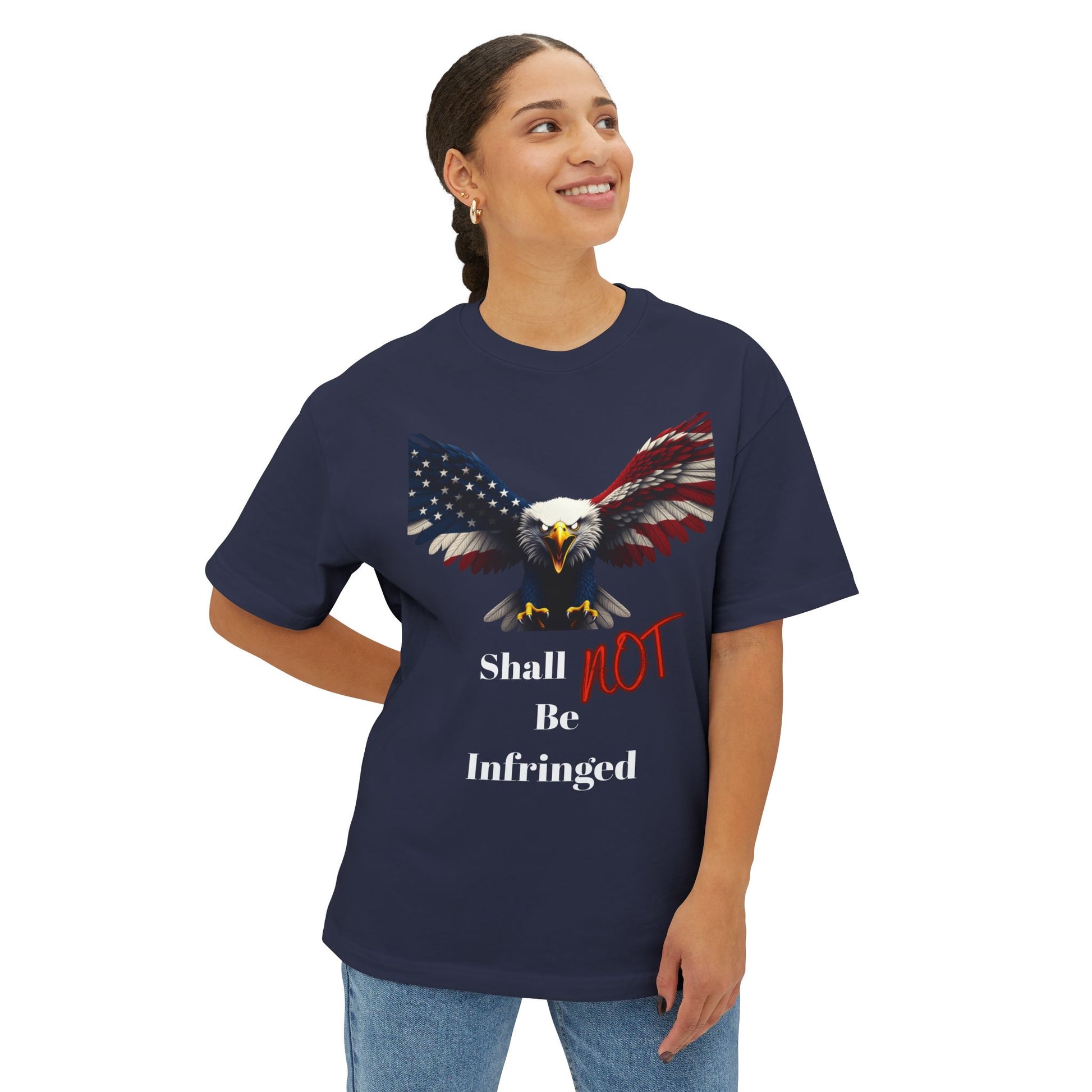 Shall Not Be Infringed Patriotic Eagle on a Premium Tee