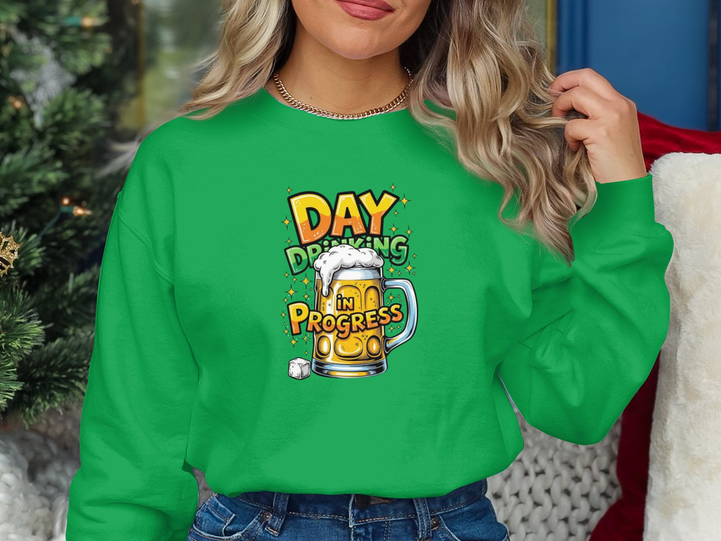 Day Drinking In Progress Beer Mug Green Sweatshirt product type
Day Drinking
In Progress
Beer Mug
St Patricks Day
St Paddys Day
Irish
Clover
Green Sweatshirt
Funny Shirt
Drinking Shirt
Party Apparel
Holiday Top
Graphic Sweatshirt
Unisex Style
Cozy Shirt
Gift Idea
Celebration Outfit
Pub Crawl
Beer Lover
Festive Wear