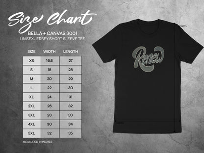 Renew BELLA CANVAS 3001 Unisex Short Sleeve Tee product type