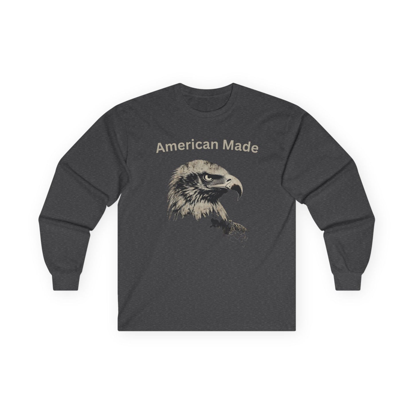 Heritage Eagle - Fabricado en Estados Unidos - Camiseta de manga larga