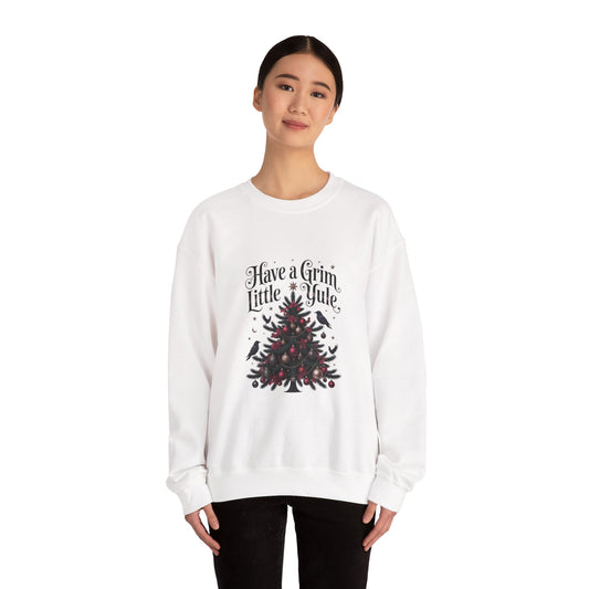 Have a Grim Little Yule on a Crewneck Sweatshirt