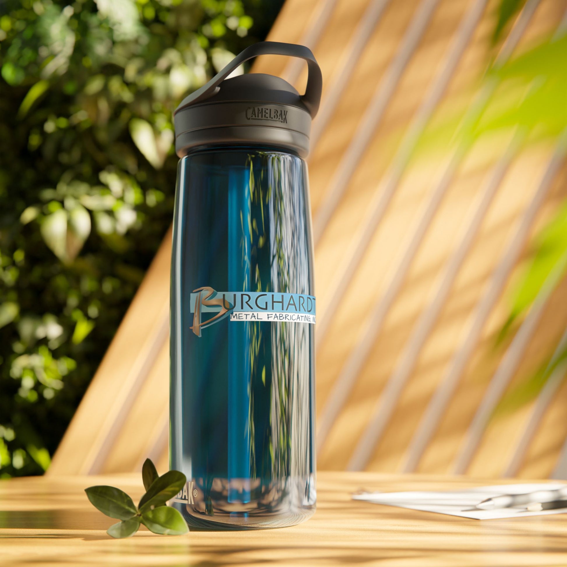 Burghardt Metal Fabricating, Inc., logo on a Water Bottle -CamelBak Eddy®