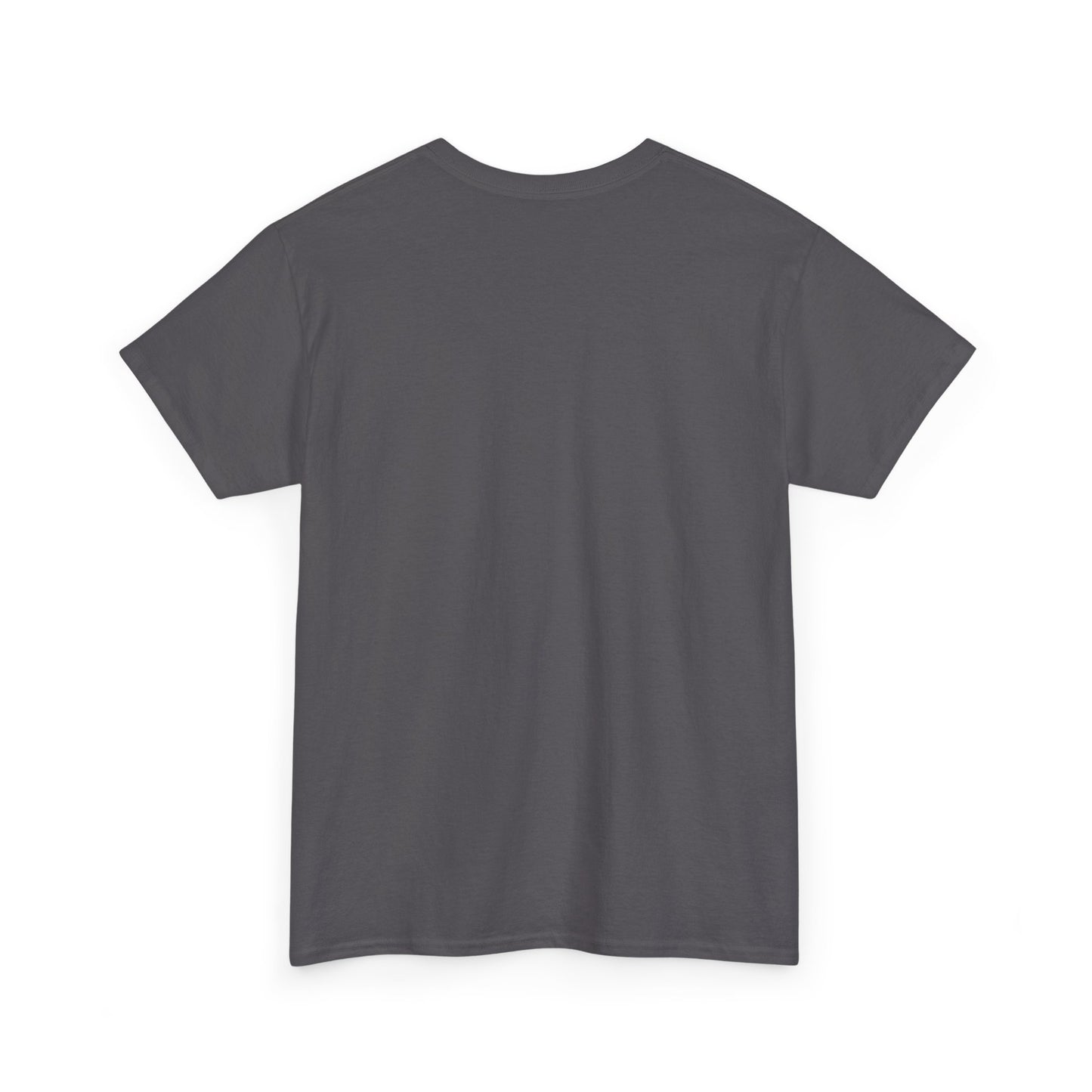 Engraved Eagle - American Made - text on the bottom of a Heavyweight T-shirt