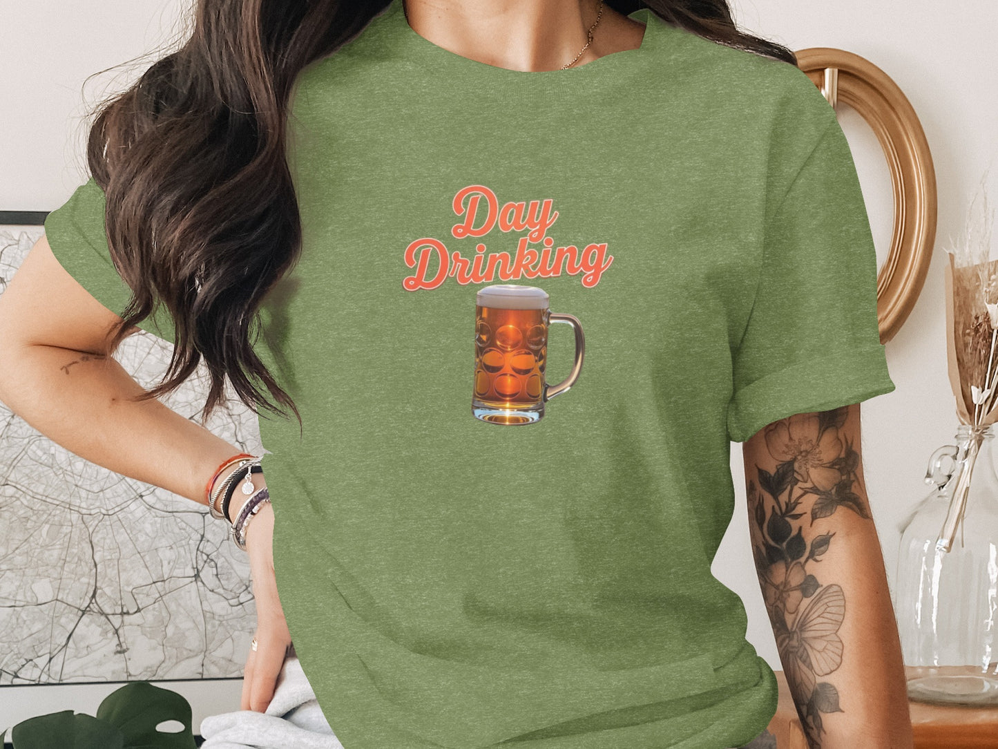 Day Drinking Graphic T-Shirt for Casual Outfits