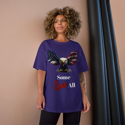 Some Gave All Patriotic Eagle on a Champion T-shirt