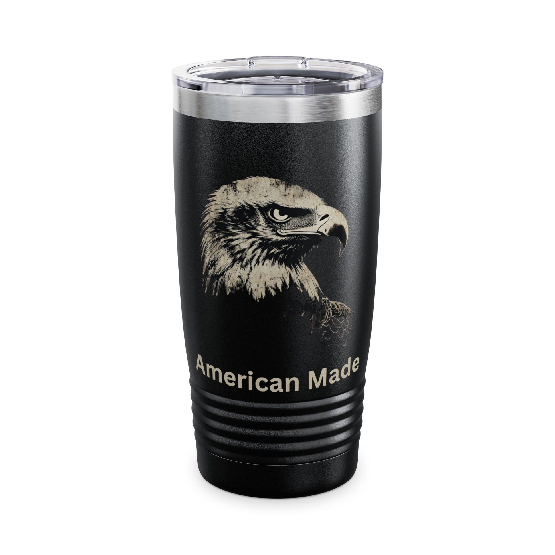 American Made text at the bottom of a 20oz Insulated Tumbler