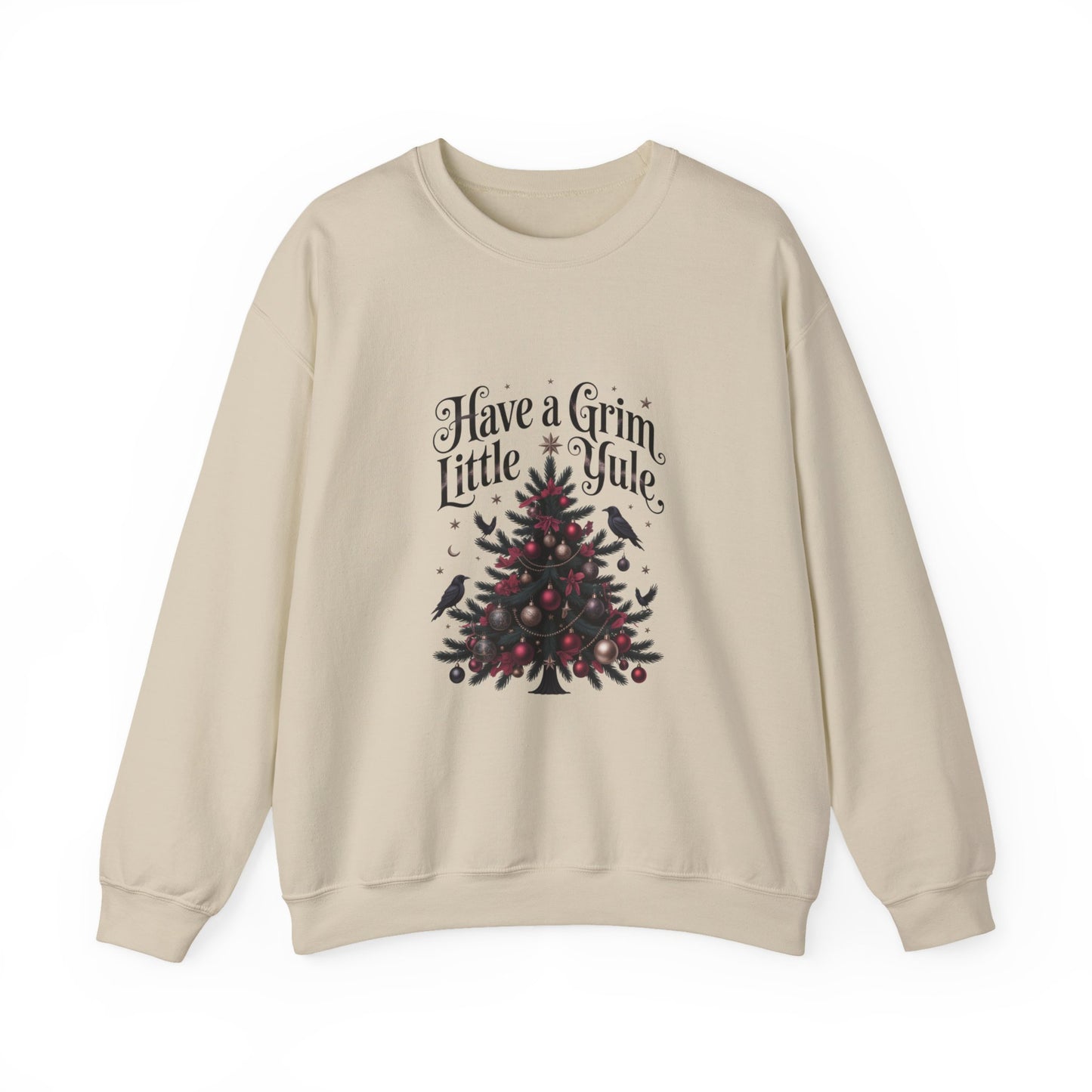 Have a Grim Little Yule on a Crewneck Sweatshirt
