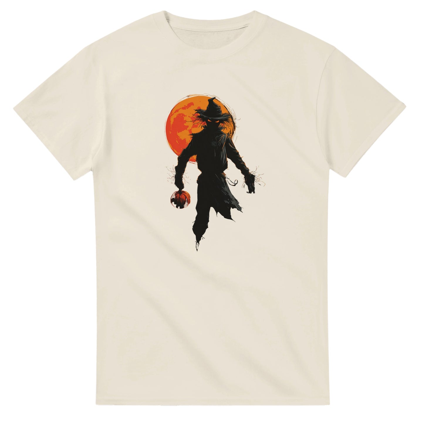 Spooky Scarecrow on a Heavyweight T-shirt