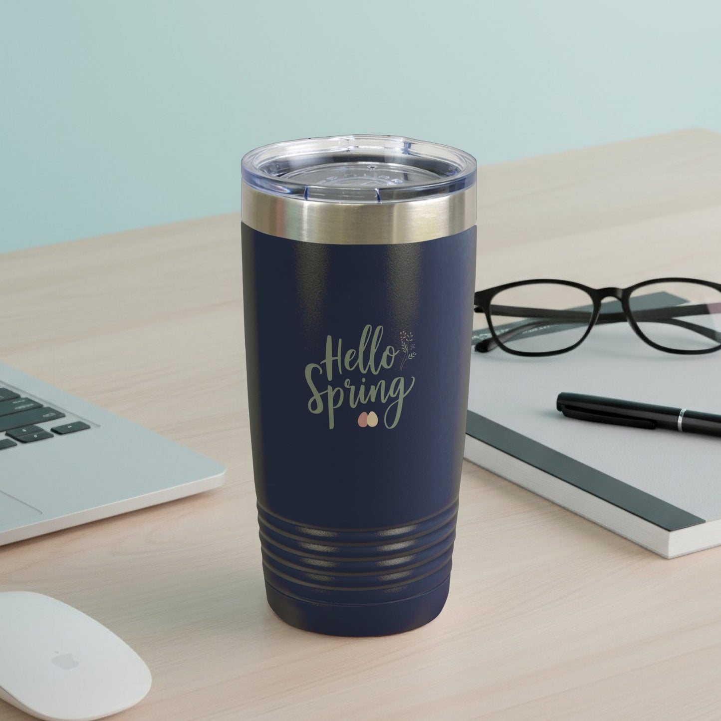 Hello Spring Insulated Travel Tumbler Drinkware