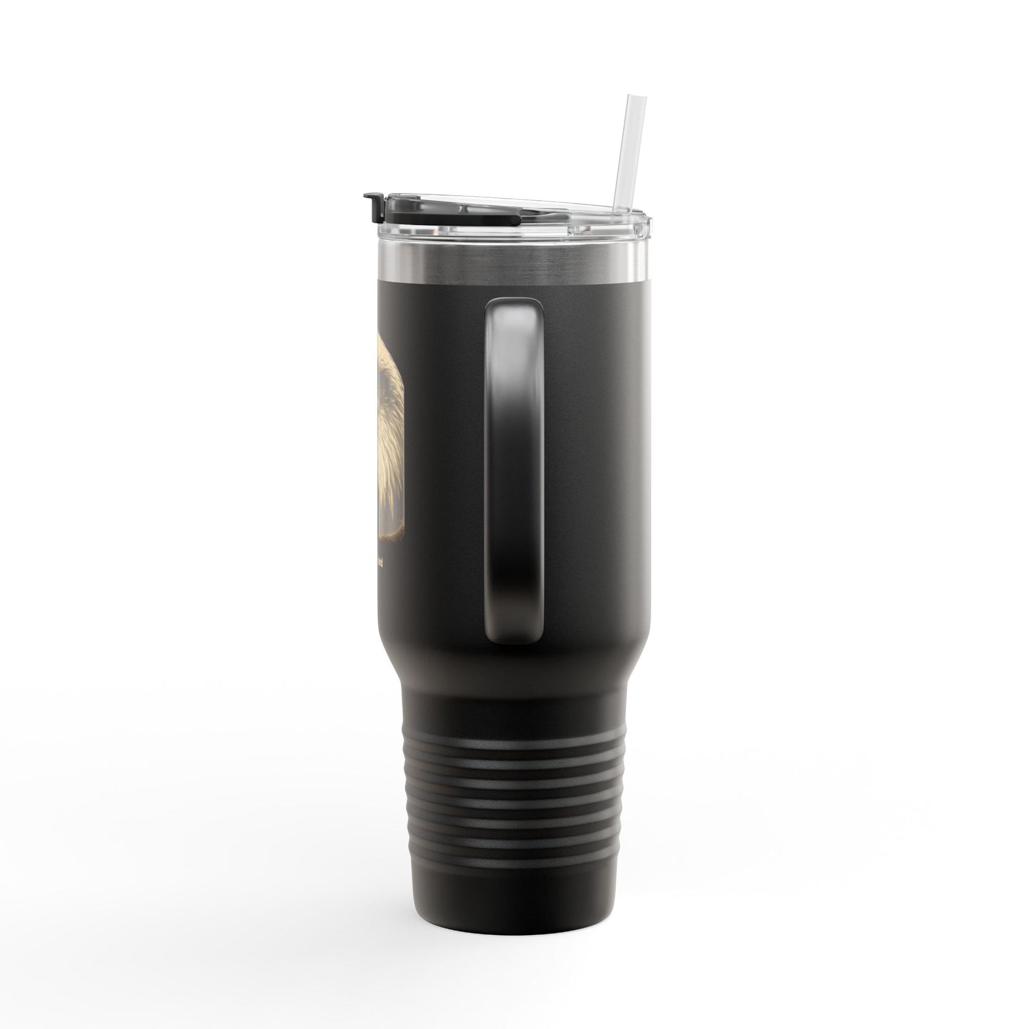 United We Stand text on the muted of a  40oz Insulated Travel Mug