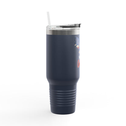 Some Gave All Patriotic Eagle on a 40oz tumbler
