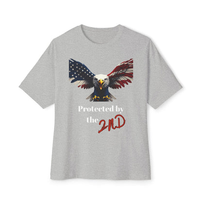 Protected By The 2nd Patriotic Eagle on a Premium Tee
