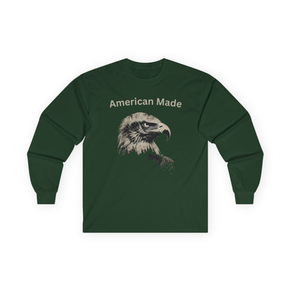 Heritage Eagle - Fabricado en Estados Unidos - Camiseta de manga larga