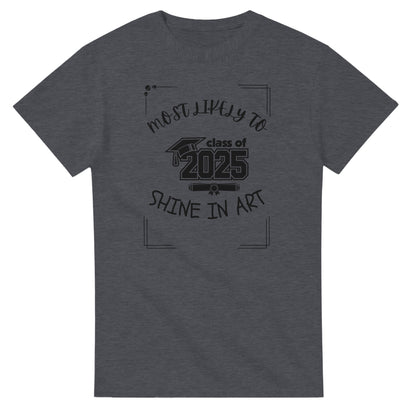 Most Likely To' high school design on a Heavyweight T-shirt 