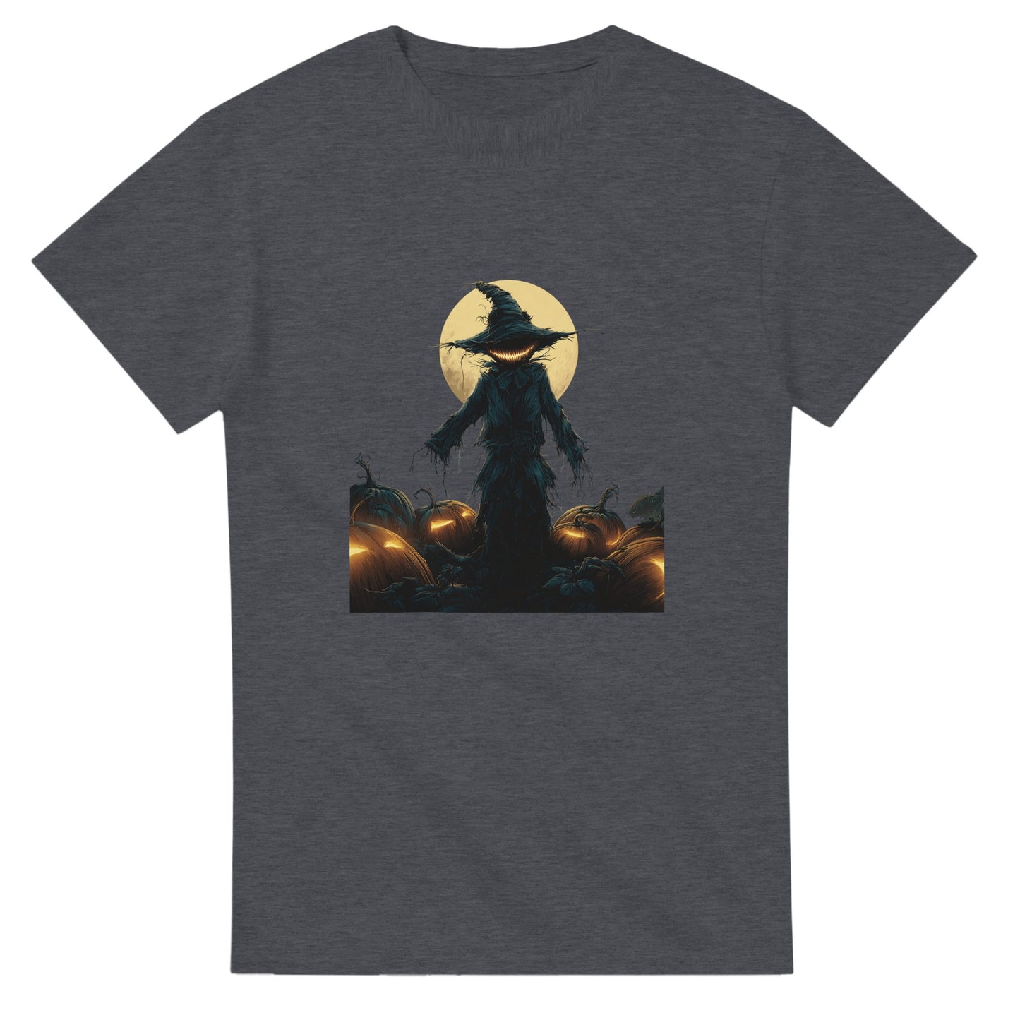Jack-o'-Lantern Smile on a Heavyweight T-shirt