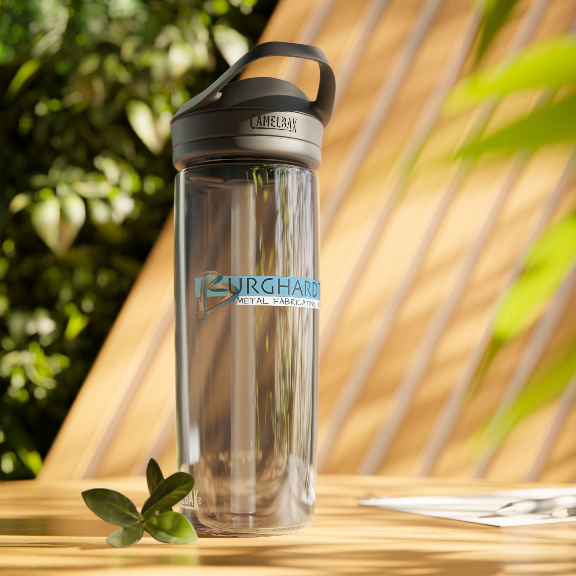 Burghardt Metal Fabricating, Inc., logo on a Water Bottle -CamelBak Eddy®