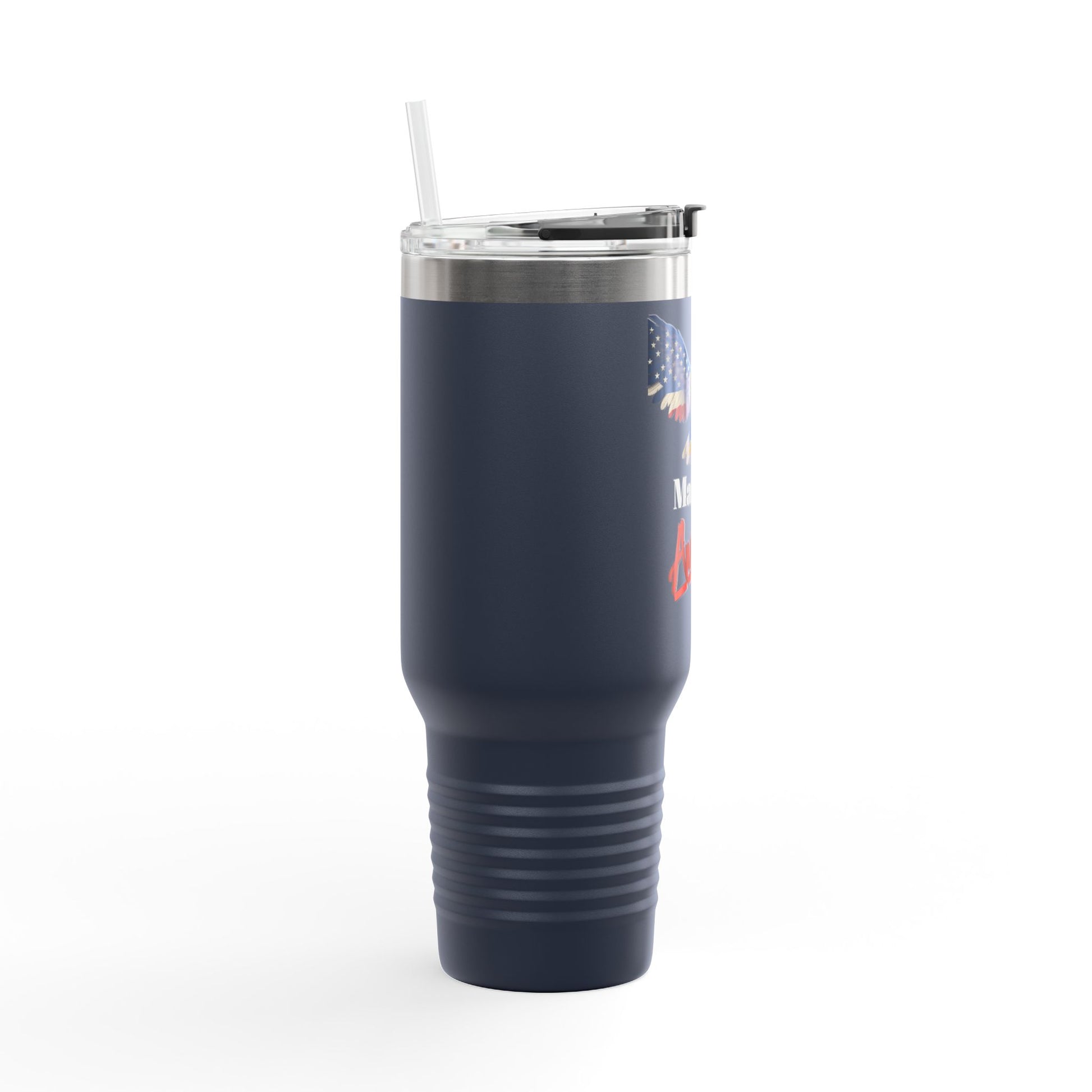 Made In America Patriotic Eagle on a 40oz tumbler