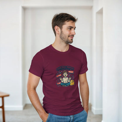 Click Buy Repeat Send Help heavyweight t-shirt mockup