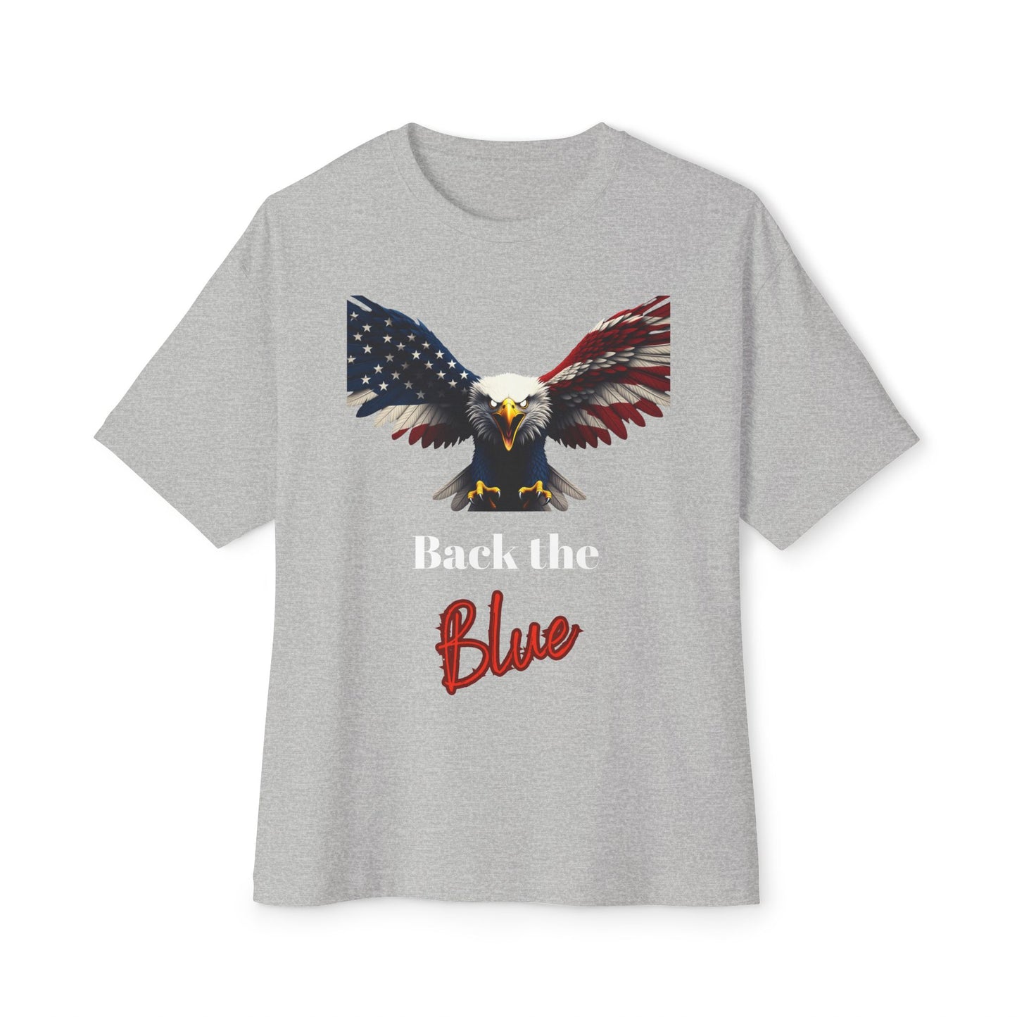 Back The Blue Patriotic Eagle – Premium Tee