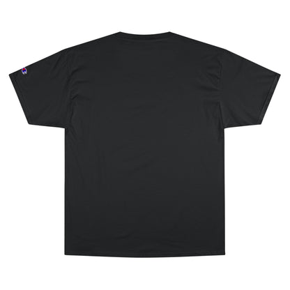 Engraved Eagle - United We Stand - text on the muted of a Champion Tee