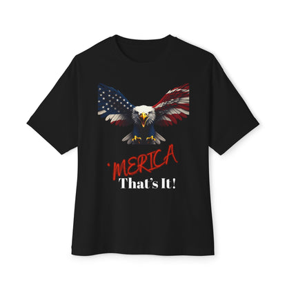 Merica. That's It Patriotic Eagle on a Premium Tee