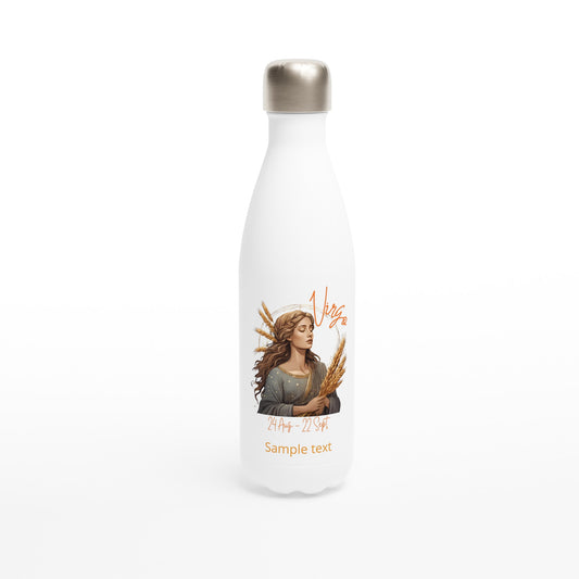 17oz stainless steel water bottle virgo harvester personalized
