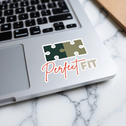 'Perfect Fit Sticker Puzzle Design for Laptops and More'