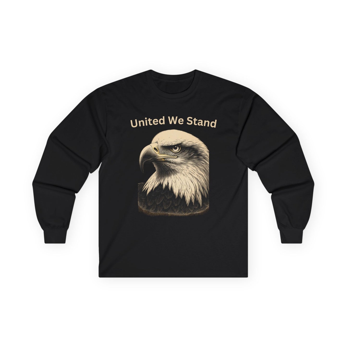 United We Stand text on a Long-Sleeve Tee