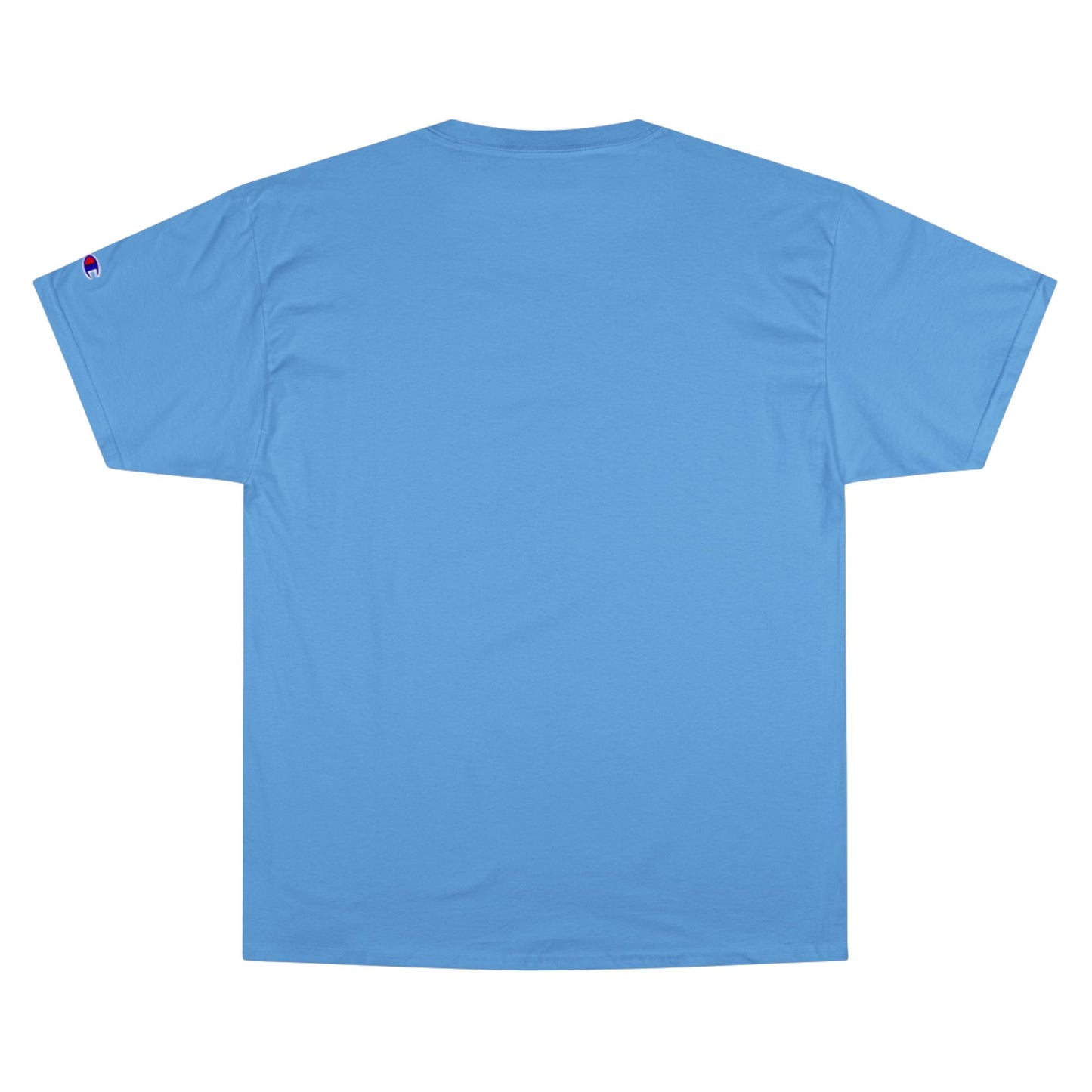 American Made text below an eagle head on a Champion Tee