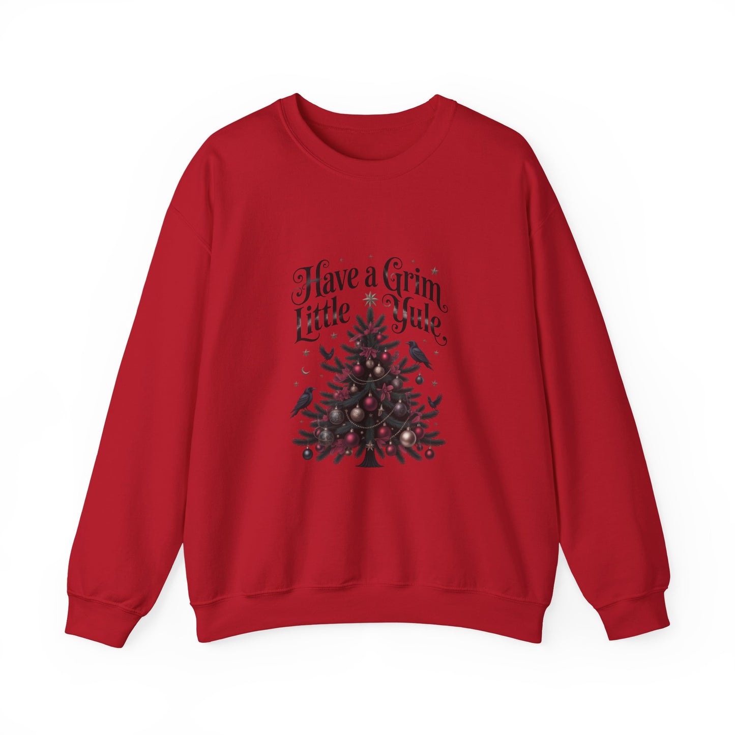 Have a Grim Little Yule on a Crewneck Sweatshirt