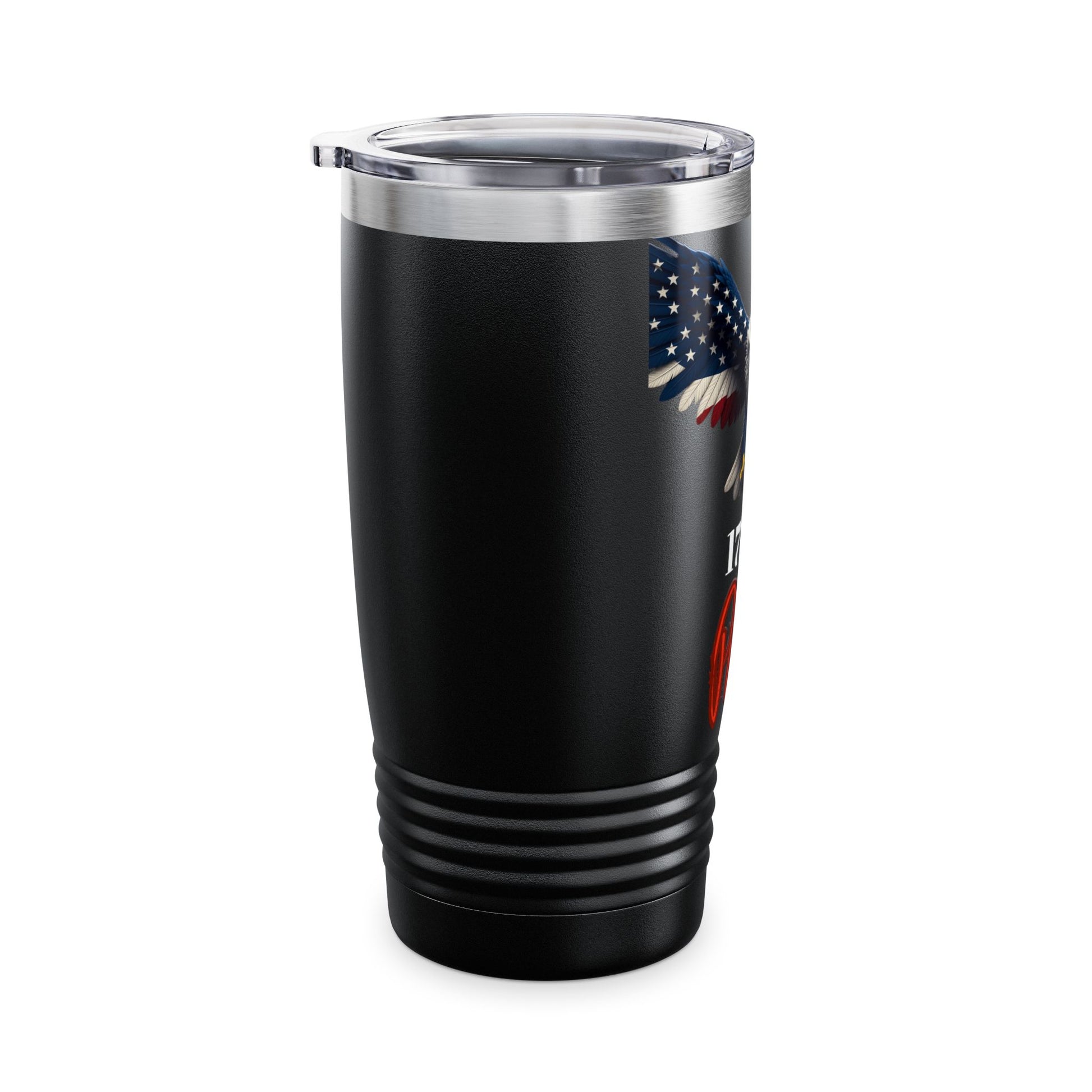 1776% Pure Patriotic Eagle on a 20oz Insulated Tumbler