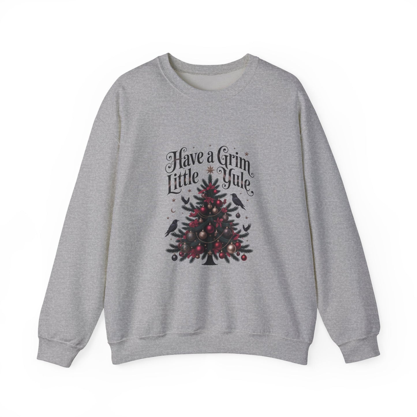 Have a Grim Little Yule on a Crewneck Sweatshirt