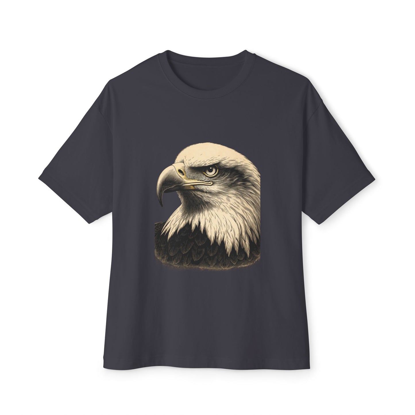 Engraved Eagle Head – Premium Tee