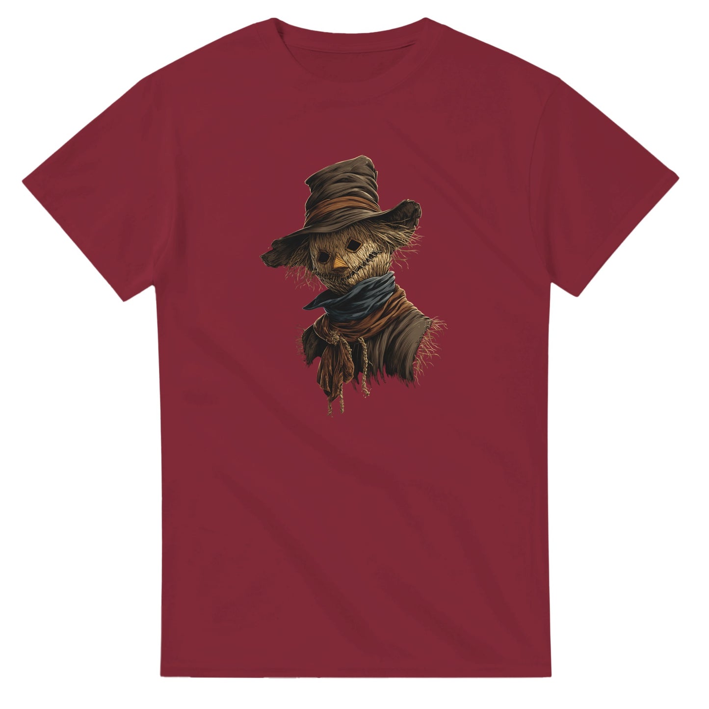 Rustic Scarecrow on a Heavyweight T-shirt