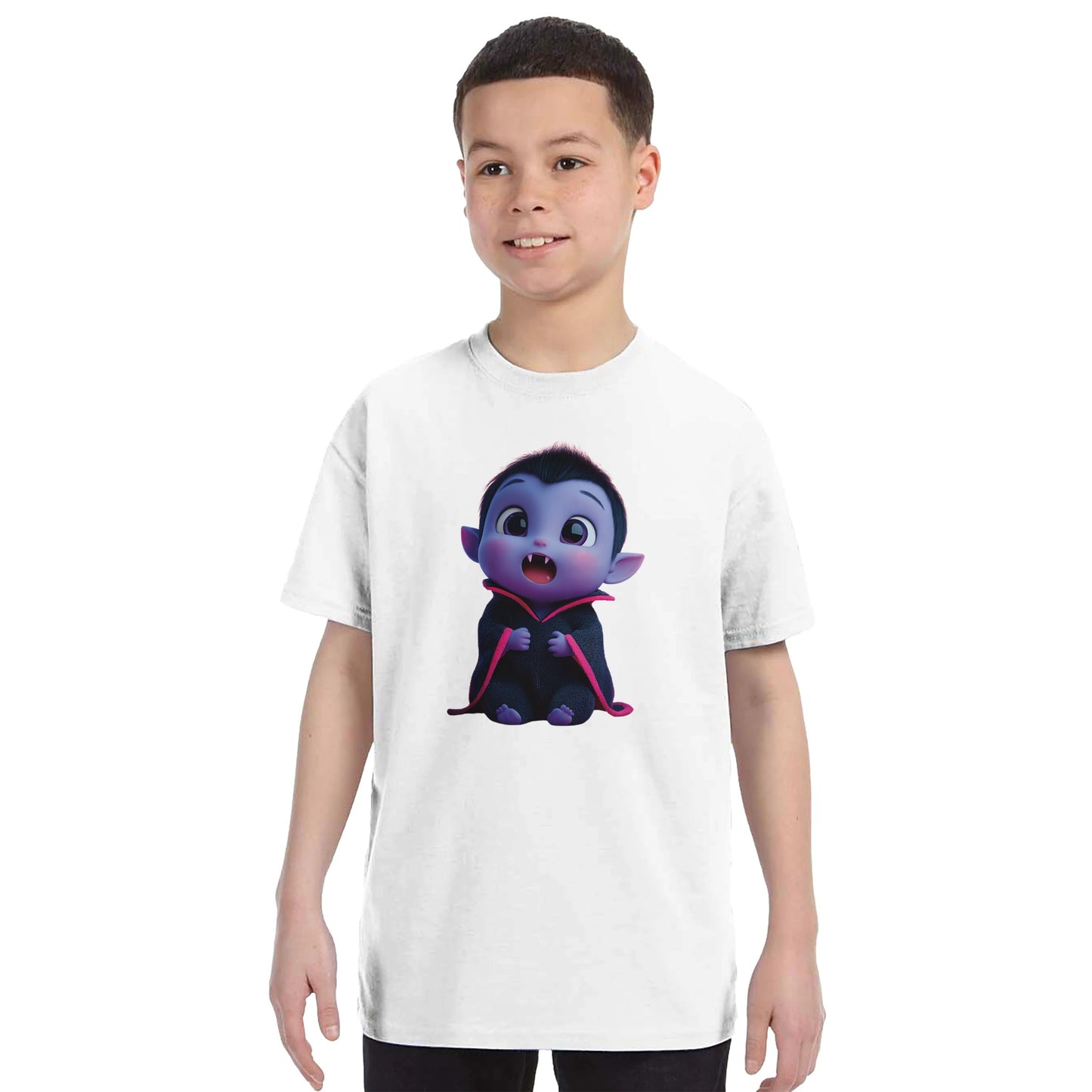 Cute Lil' Vampire on a Heavyweight T-shirt