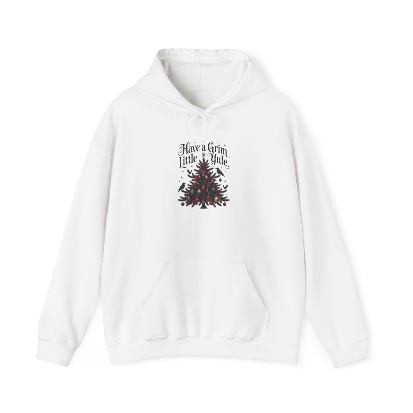 Have a Grim Little Yule on a Pullover Hoodie