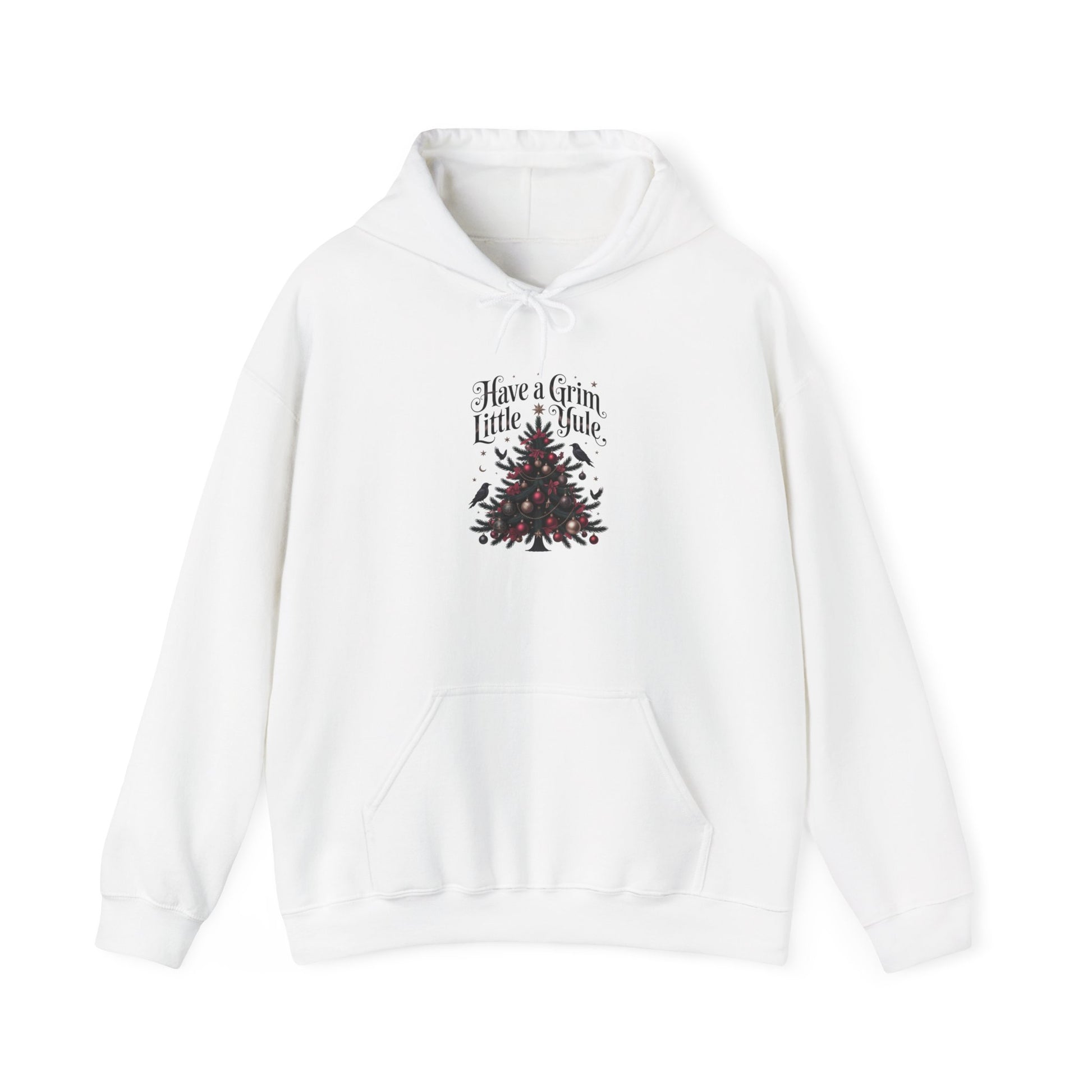 Have a Grim Little Yule on a Pullover Hoodie