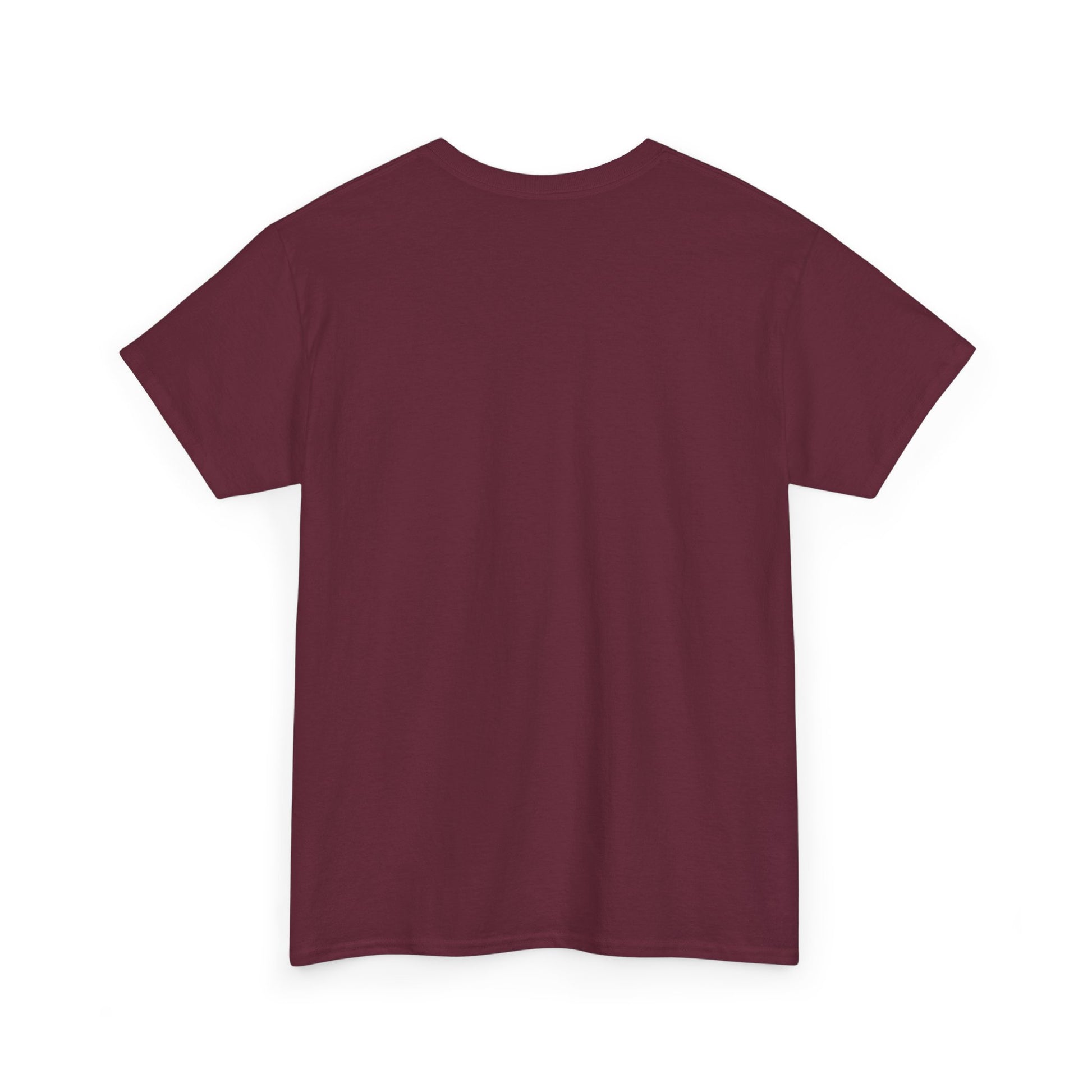 Engraved Eagle - Built for Strength - muted text on the bottom of a Heavyweight T-shirt