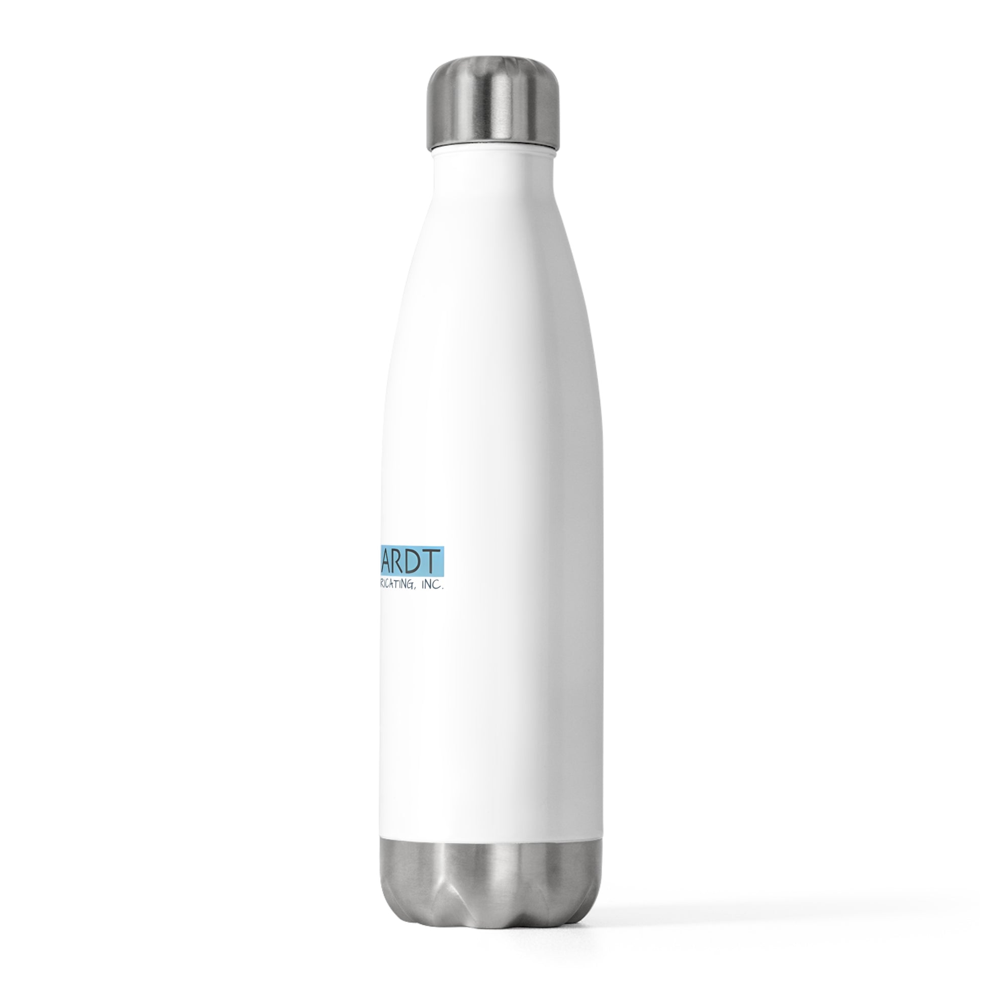 Burghardt Metal Fabricating, Inc., logo on a 20oz Insulated Water Bottle