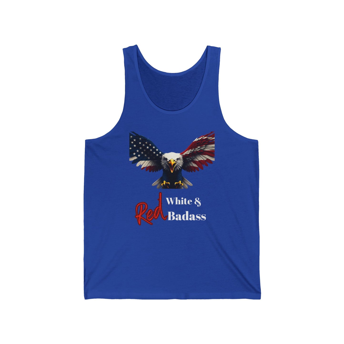 Red White & Badass Patriotic Eagle - Premium Tank Top