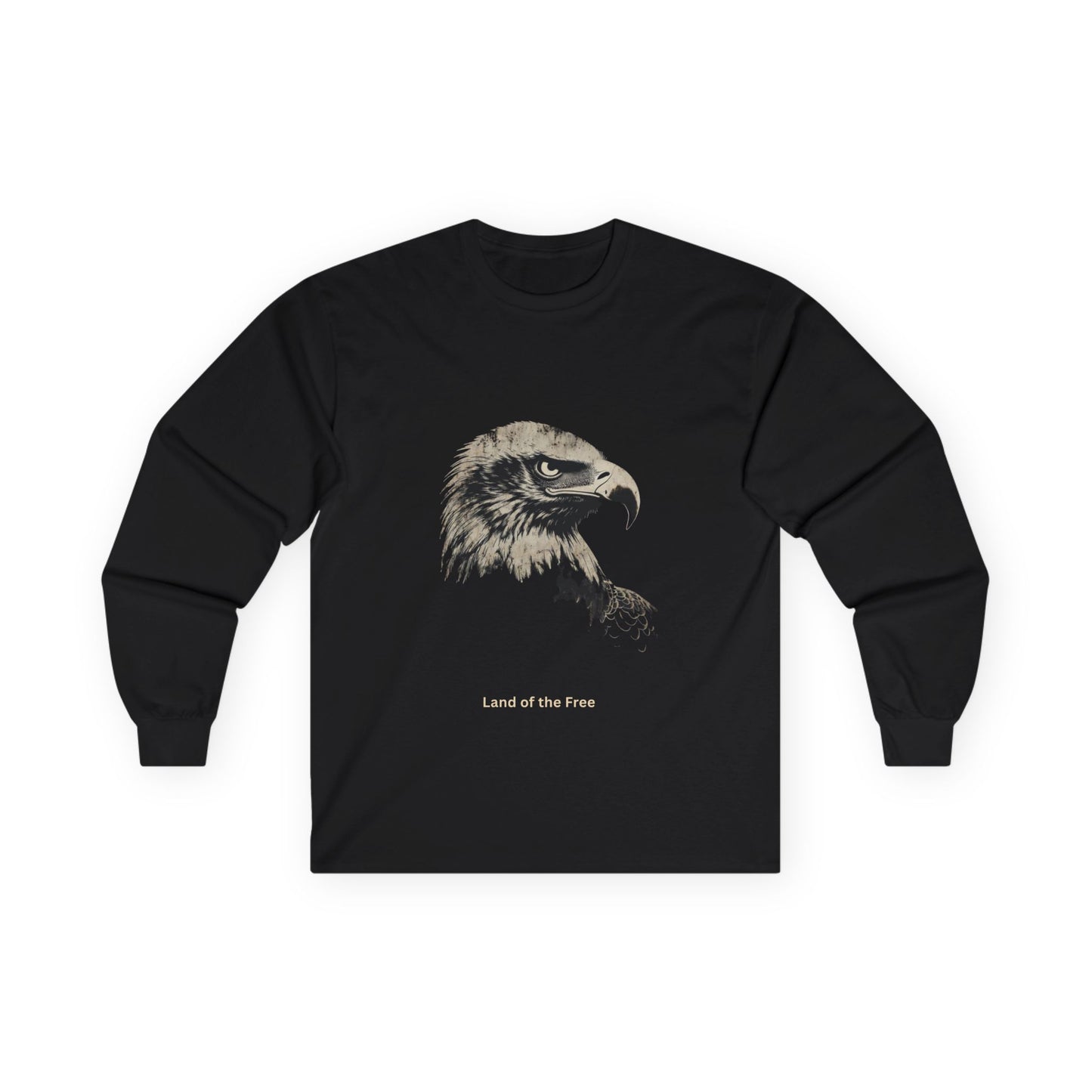 A Heritage Eagle image on a long sleeve t-shirt